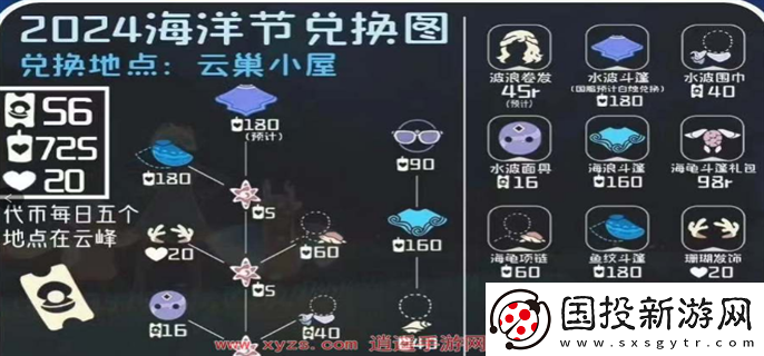 光遇2024海洋節(jié)活動(dòng)物品有哪些