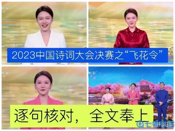 詩(shī)詞大會(huì)飛花令數(shù)字