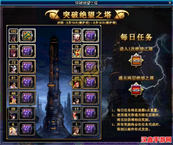 DNF手游策略精研：突破絕望之塔58層-月之女皇專(zhuān)屬通關(guān)技巧與實(shí)戰(zhàn)心得