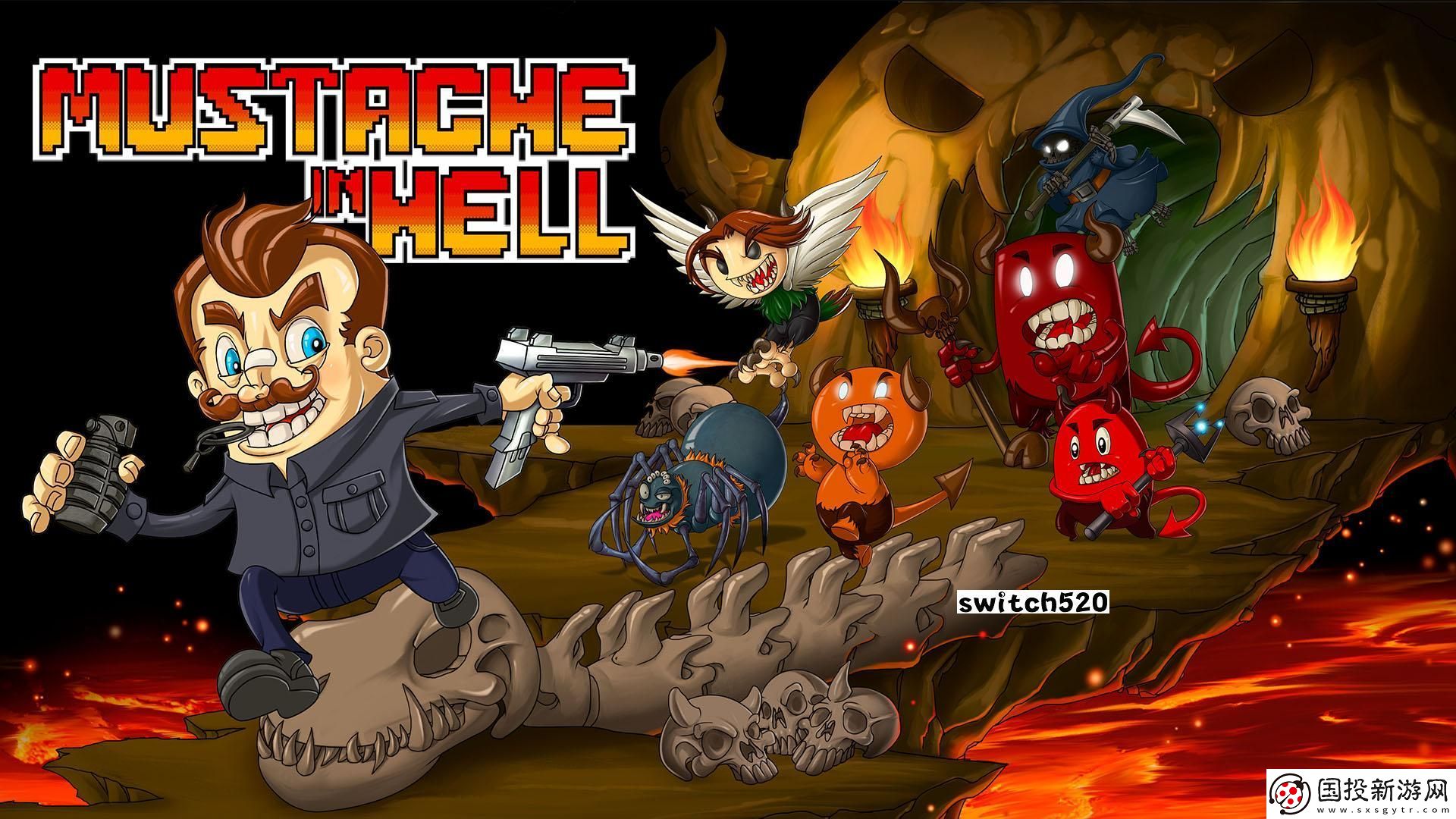 【美版】地獄里的小胡子-.Mustache-in-Hell-英語