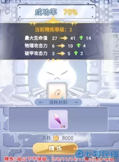 ro手游武器精煉效果