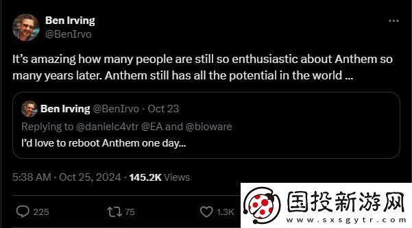 首席制作人仍希望能重啟圣歌