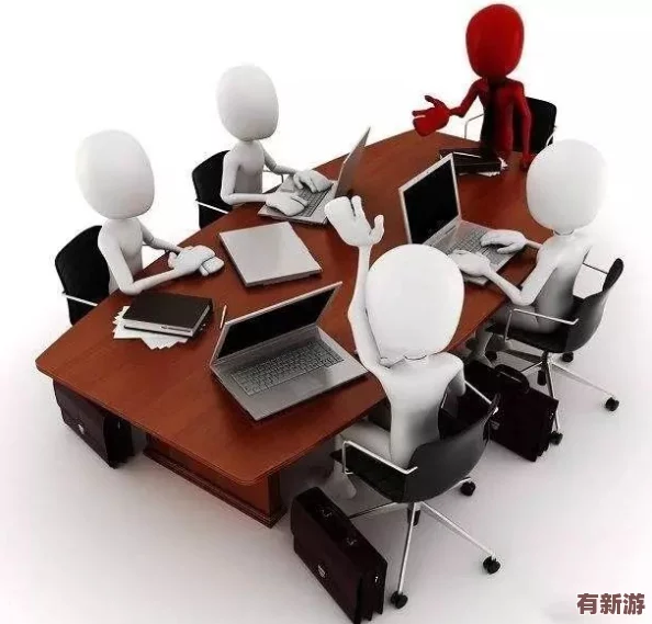 開會時躲在桌子下運動