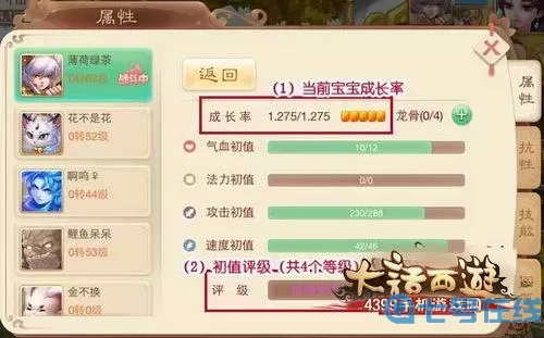 大話手游寵物加點