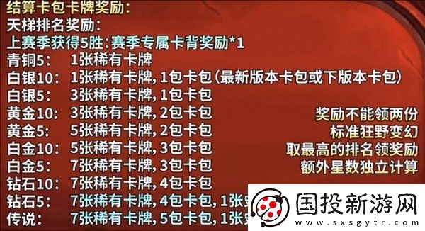 爐石傳說(shuō)天梯星星機(jī)制怎么玩