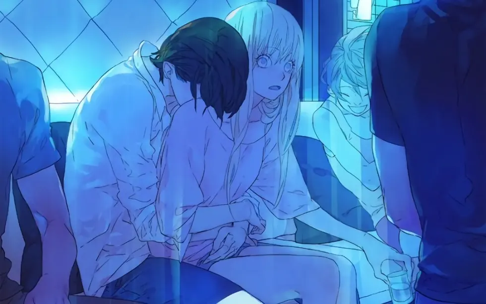 兩個人緊緊擁抱的二次元動漫插畫免費(fèi)分享