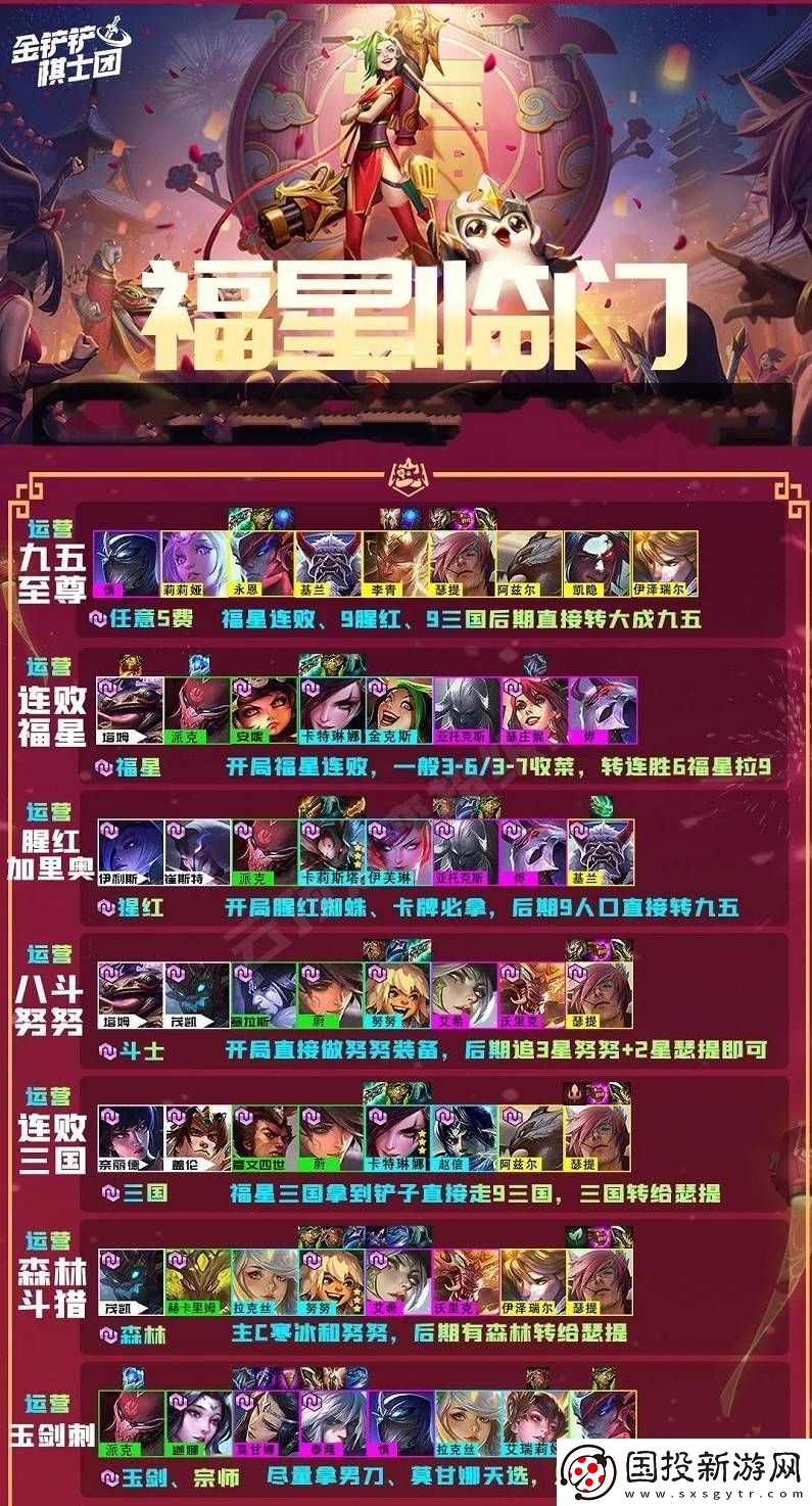 金鏟鏟之戰(zhàn)福星陣容玩法攻略：打造最強勝利組合