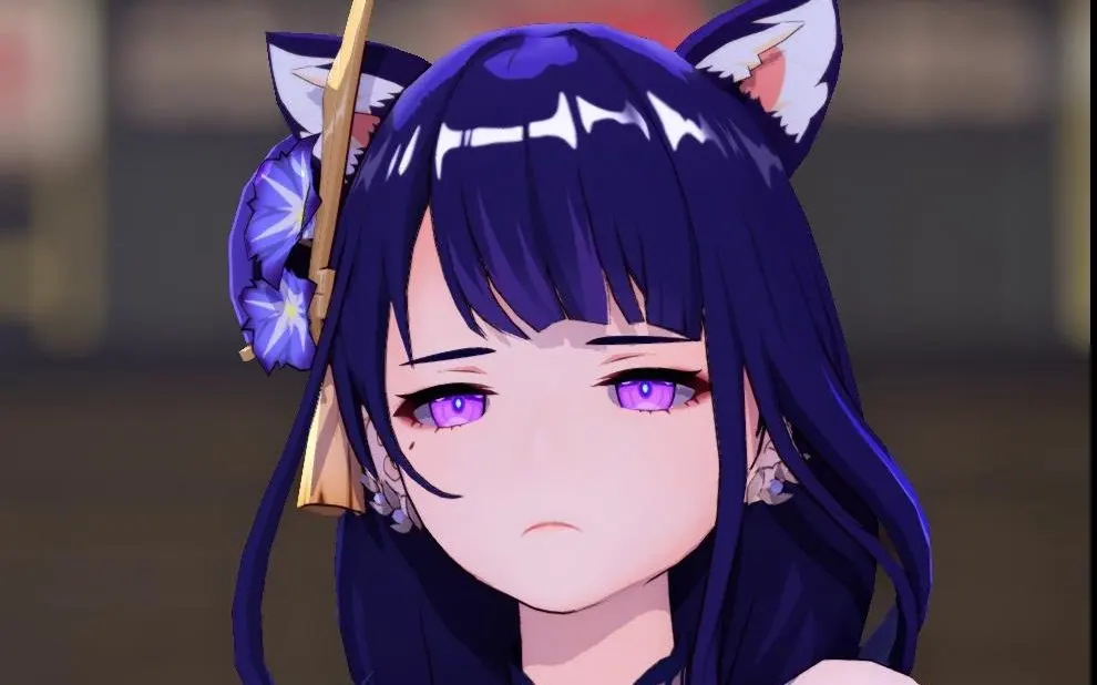 原神雷電將軍沒(méi)有小愛(ài)心圖什么梗-雷神去掉所有服裝不遮擋圖片