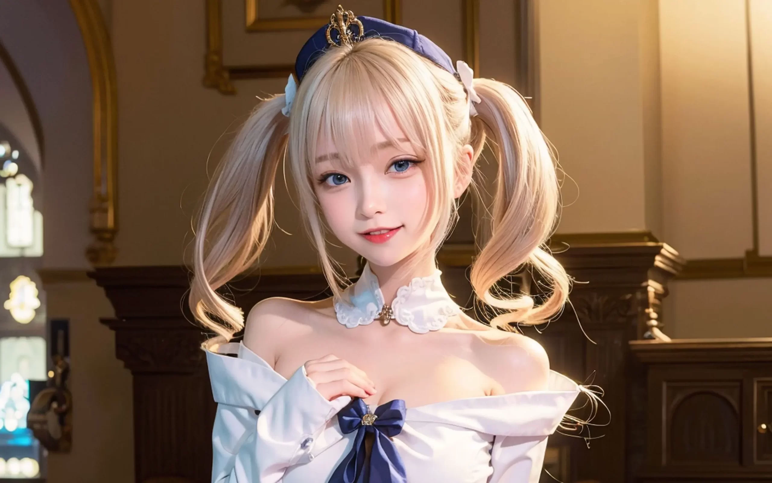 原神芭芭拉cos圖片-芭芭拉cosplay開襟圖漫畫來源