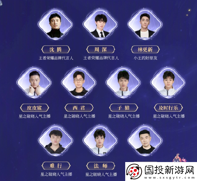 王者榮耀2024共創(chuàng)之夜陣容有誰