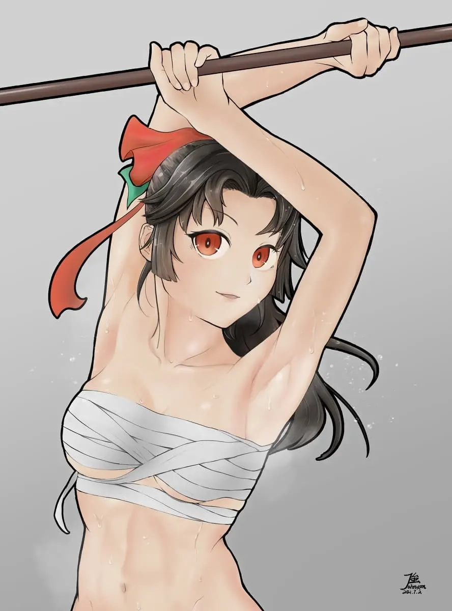 王者榮耀抓住云纓的白兔抖來(lái)抖去-二次元繃帶圖