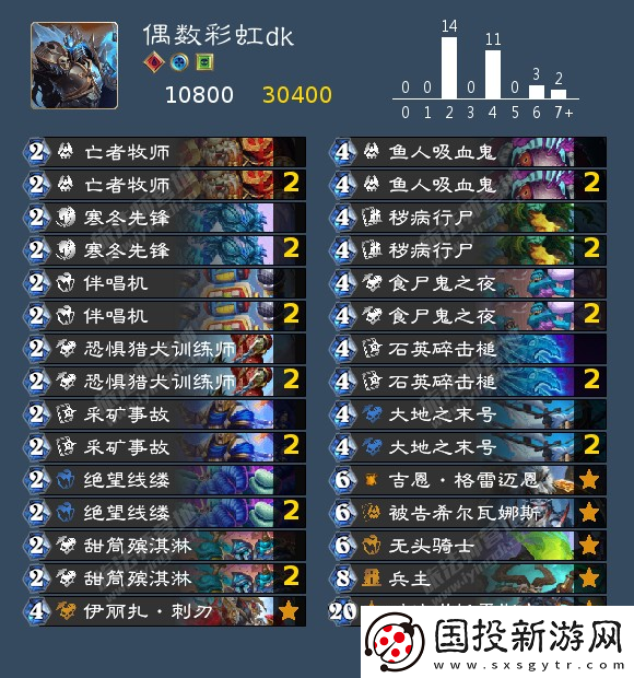 爐石傳說國服死亡騎士卡組怎么搭配