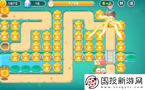 保衛(wèi)蘿卜4秋天的第一杯奶茶第14關(guān)怎么過