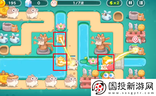 保衛(wèi)蘿卜4秋天的第一杯奶茶第14關(guān)怎么過(guò)：